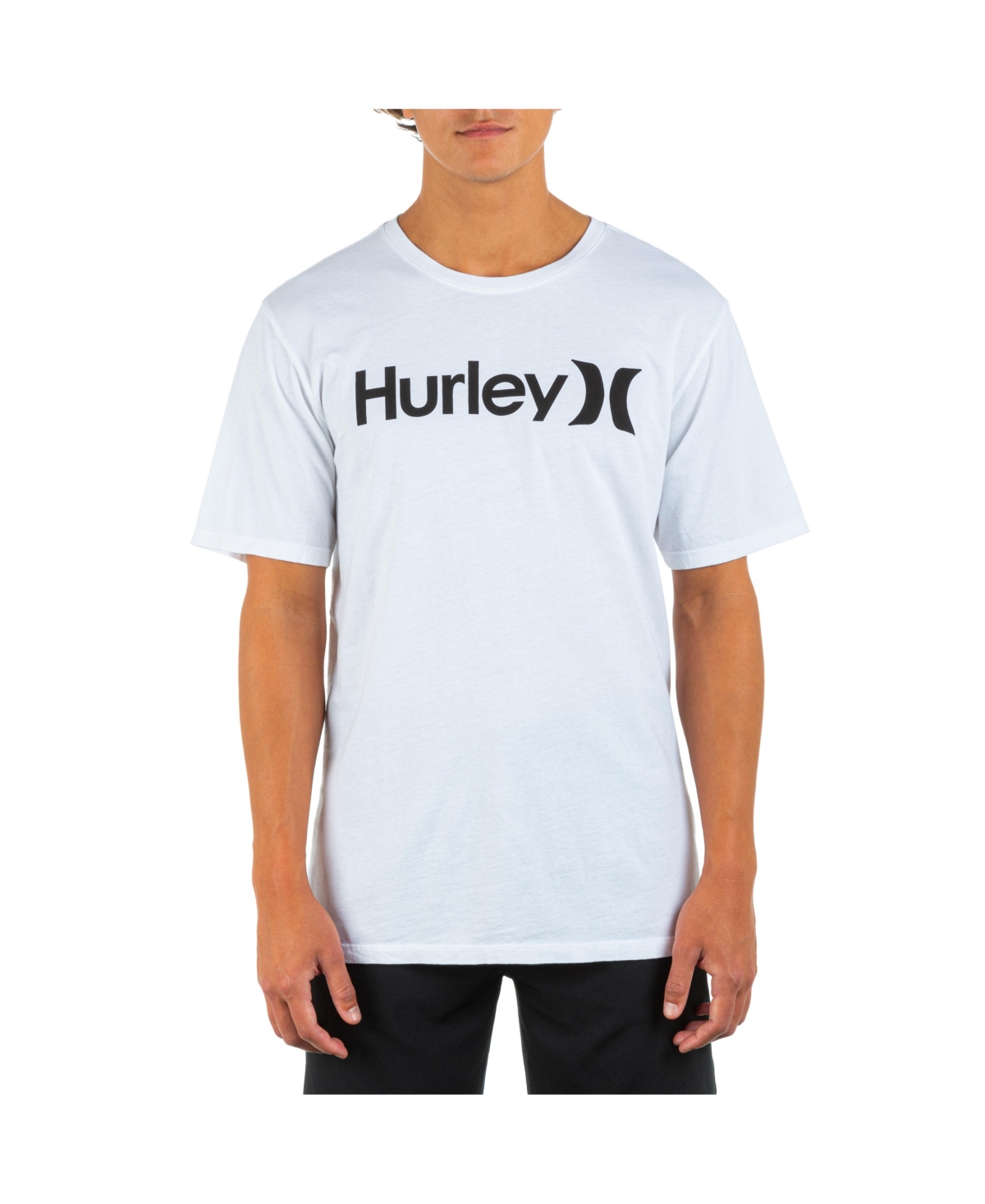 Shop Hurley Men's Everyday One And Only Solid Short Sleeve T-shirt In White