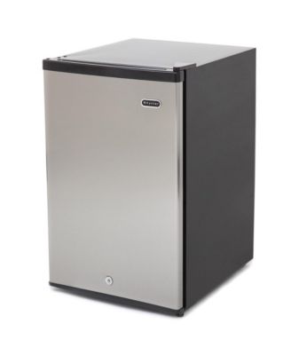 3.0 cu. ft. Energy Star Upright Freezer with Lock - Stainless Steel