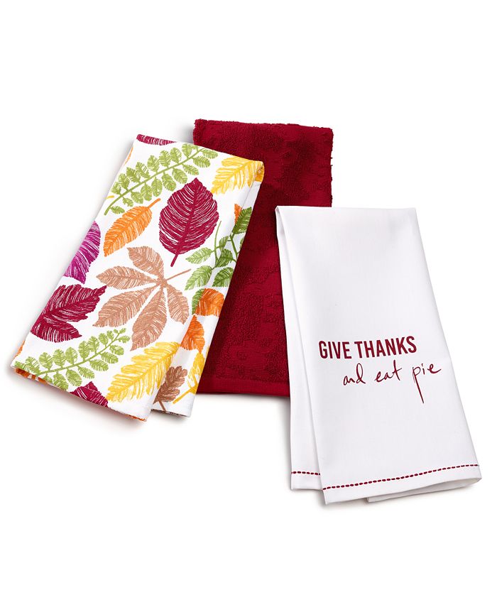 3-Pc. Holiday Kitchen Towel Gift Sets