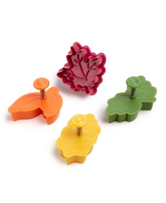 The Cellar - Harvest 4-Pc. Leaf Pie Crust & Pastry Cutters Set