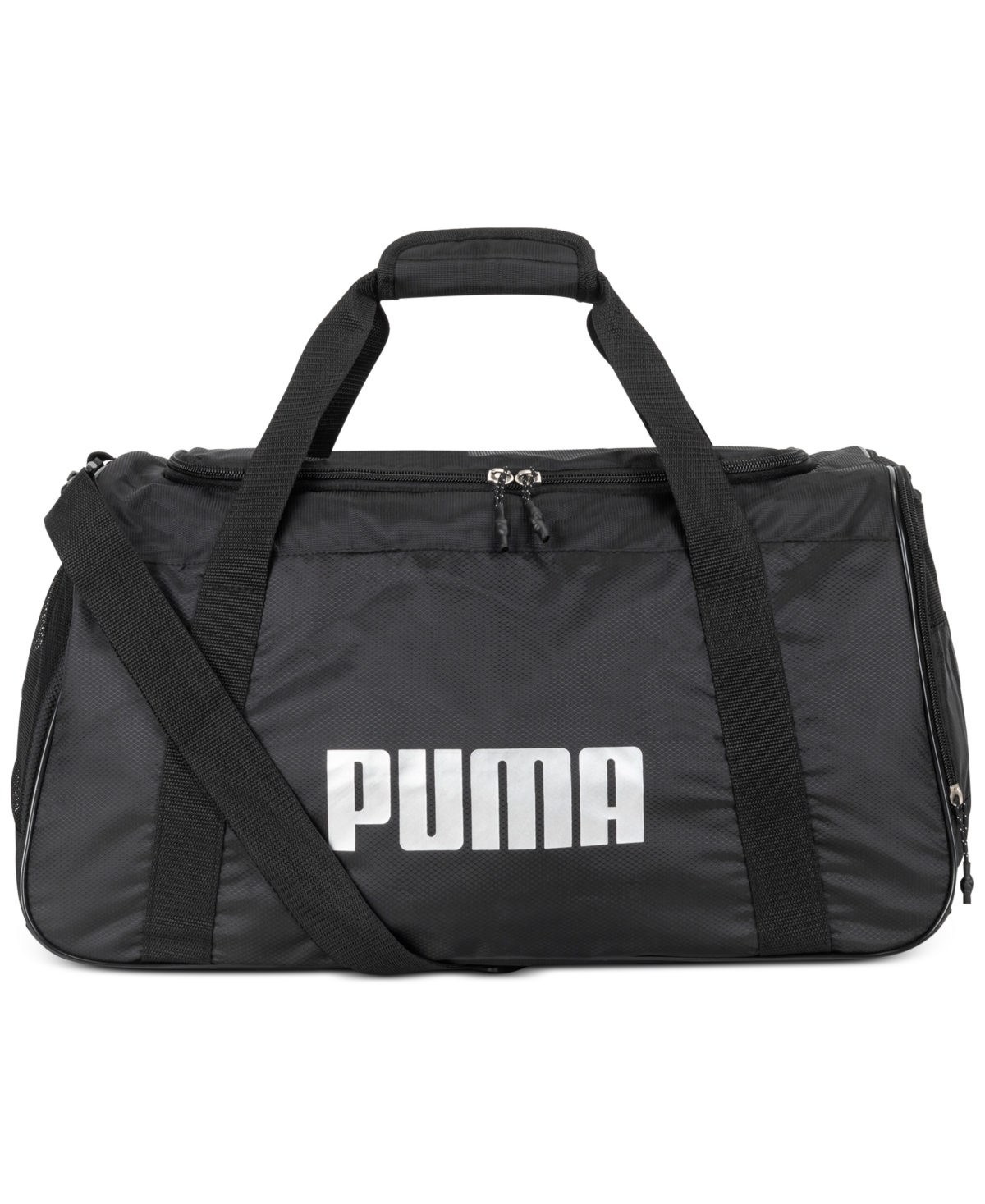 Puma Men's Foundation Duffel Bag With Removable Shoulder Strap In Black