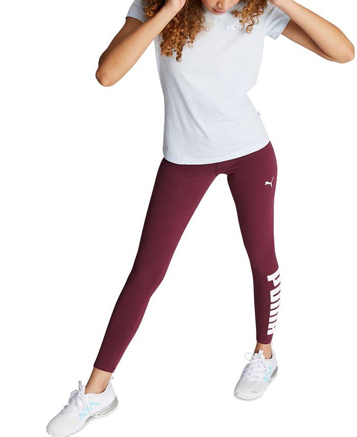 Puma Women's Athletic Logo Mid Rise FullLength Leggings Macy's
