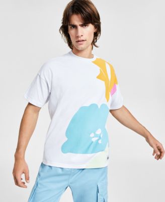 Native Youth - Men's Coupage Relaxed-Fit Graphic T-Shirt