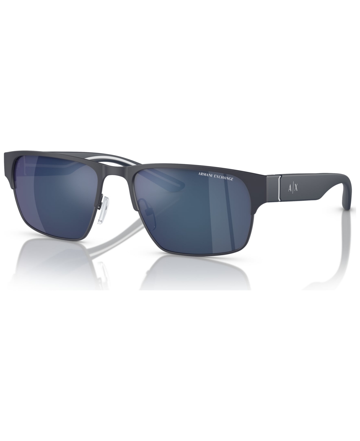 Ax Armani Exchange Men's Sunglasses, Ax2046s57-z 57 In Matte Blue