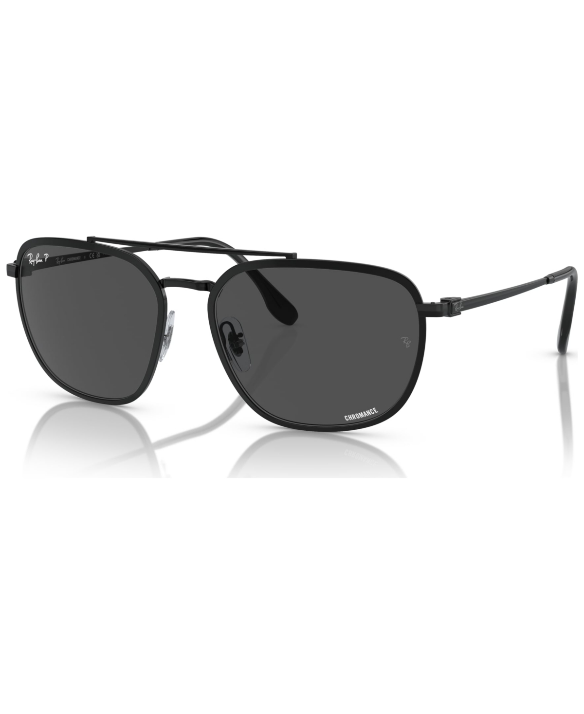 Ray Ban Unisex Chromance Polarized Sunglasses, Rb370856 In Black