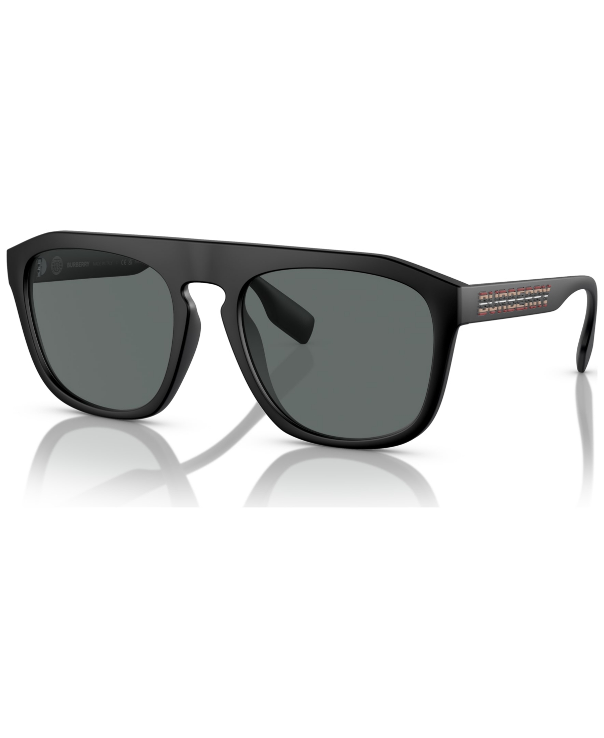Burberry Men's Wren Polarized Sunglasses, Be4396u57-p 57 In Black / Dark / Grey