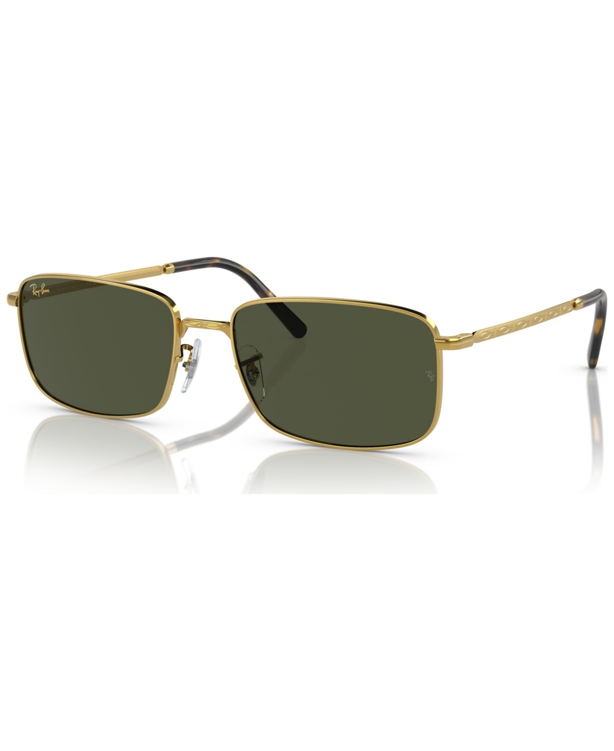 Ray Ban Unisex Sunglasses, Rb371757-x 57 In Gold-tone