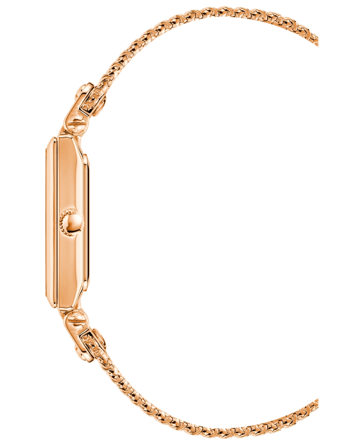 Anne Klein Women's Three Hand Quartz Rose Gold-tone Stainless Steel Band Watch, 21.5mm In Rose Gold-tone