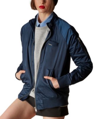 Women's Satin Bomber Jacket