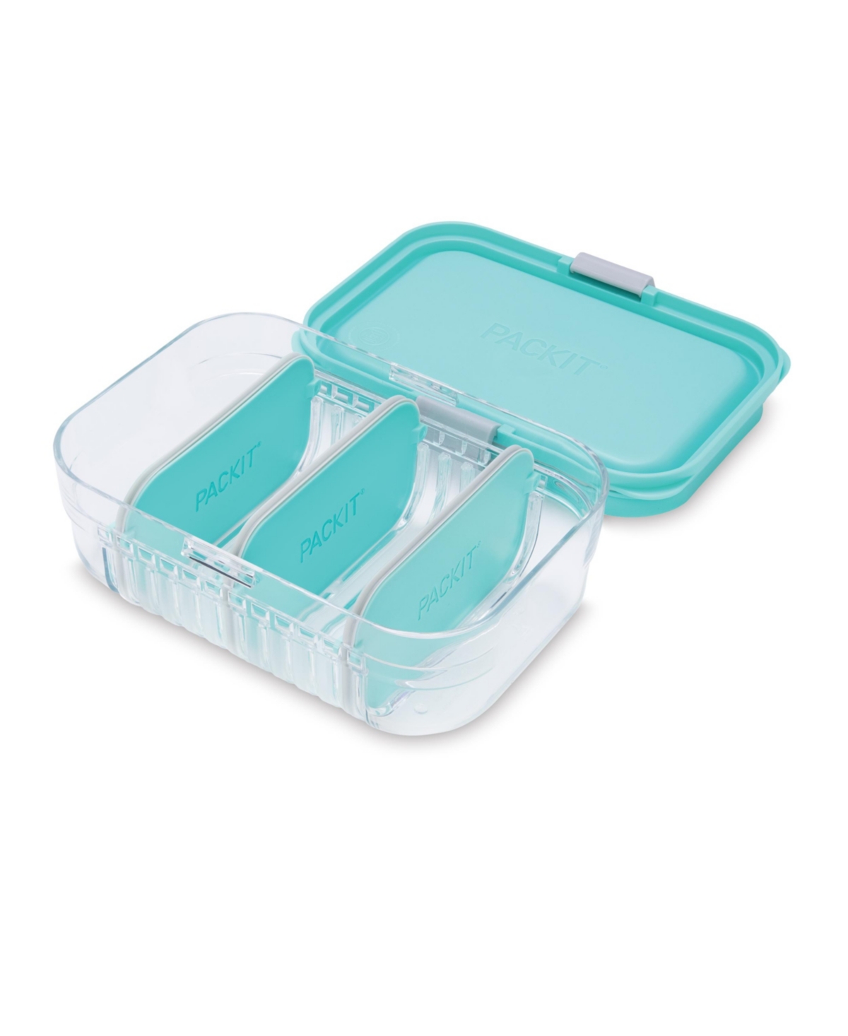 Pack It Mod Lunch Bento And Mod Snack Bento Set, 6 Piece In Mint