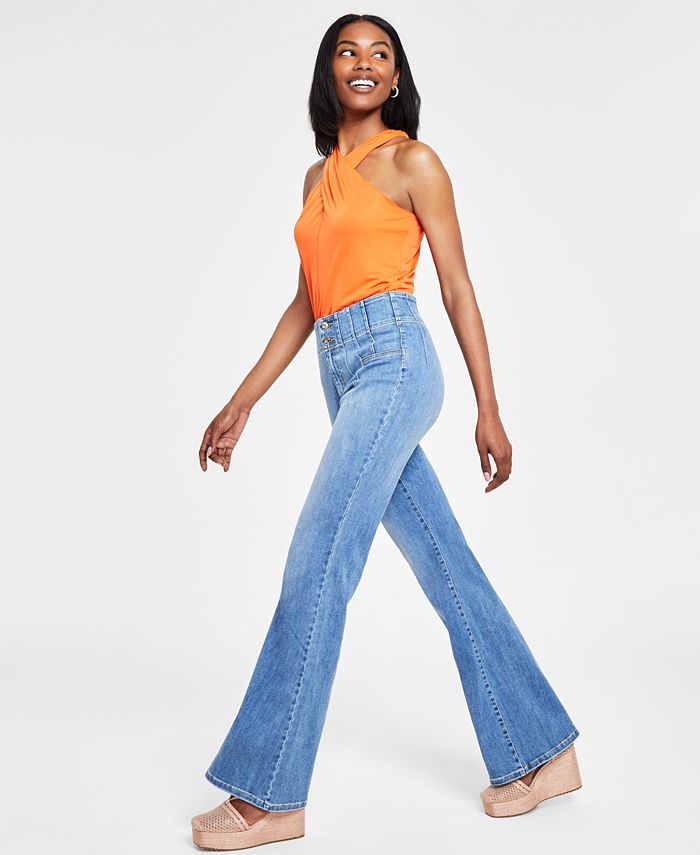 I.N.C. International Concepts Women's DoubleShank HighRise FlareLeg