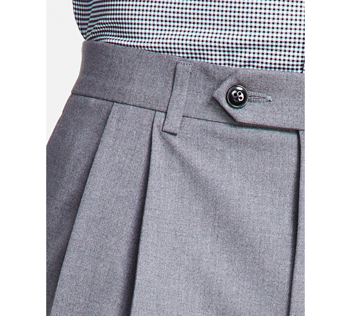 Michael Kors Men's Pleated Solid Classic Fit Pants