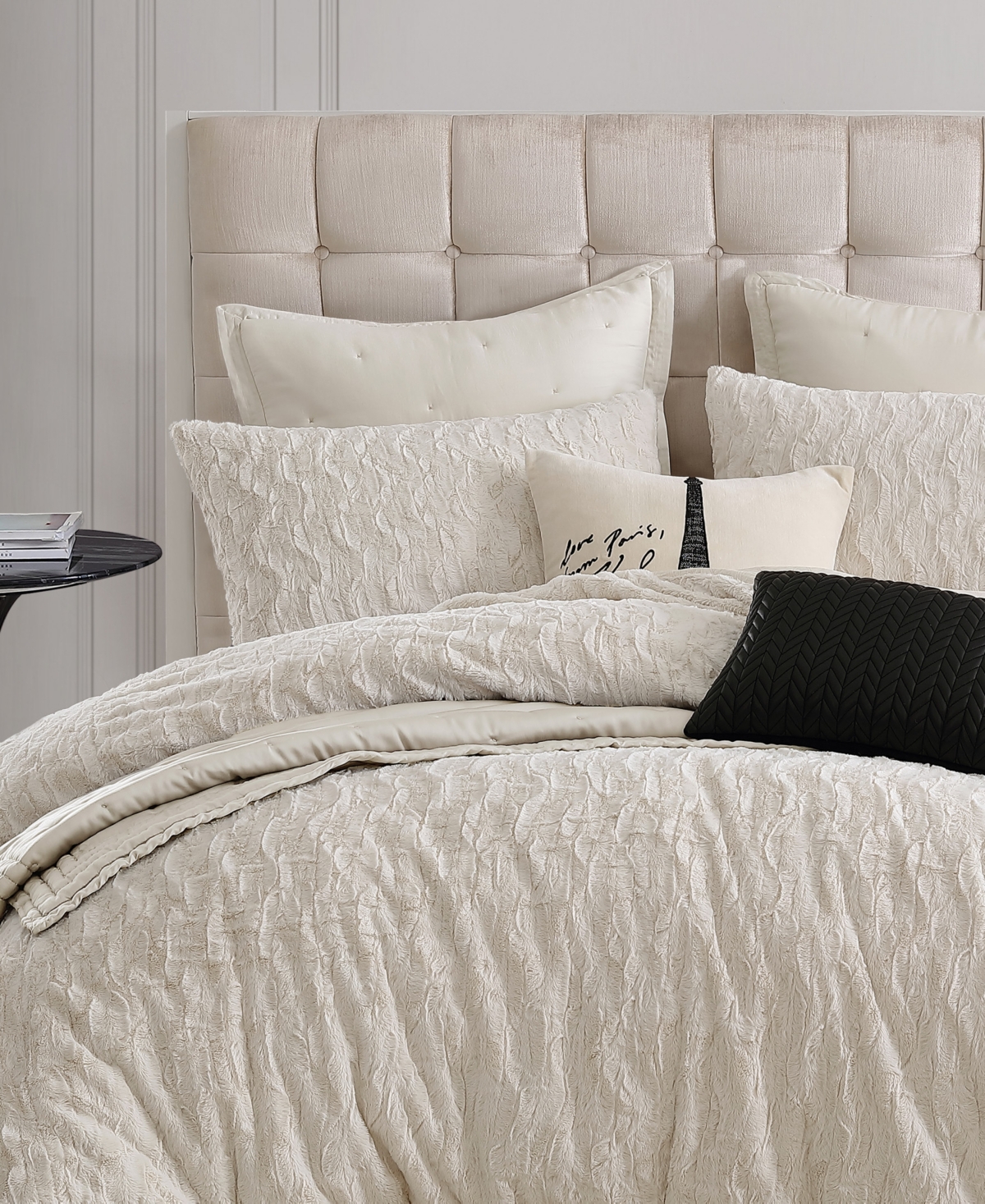 Karl Lagerfeld Paris Soft and Warm Heavenly 3 Piece Comforter Set