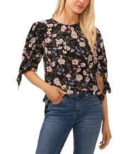 Macy's women's 2025 black blouses
