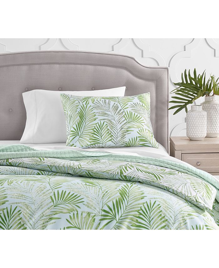 Charter Club Cascading Palms 300Thread Count 3Pc. Duvet Cover Set