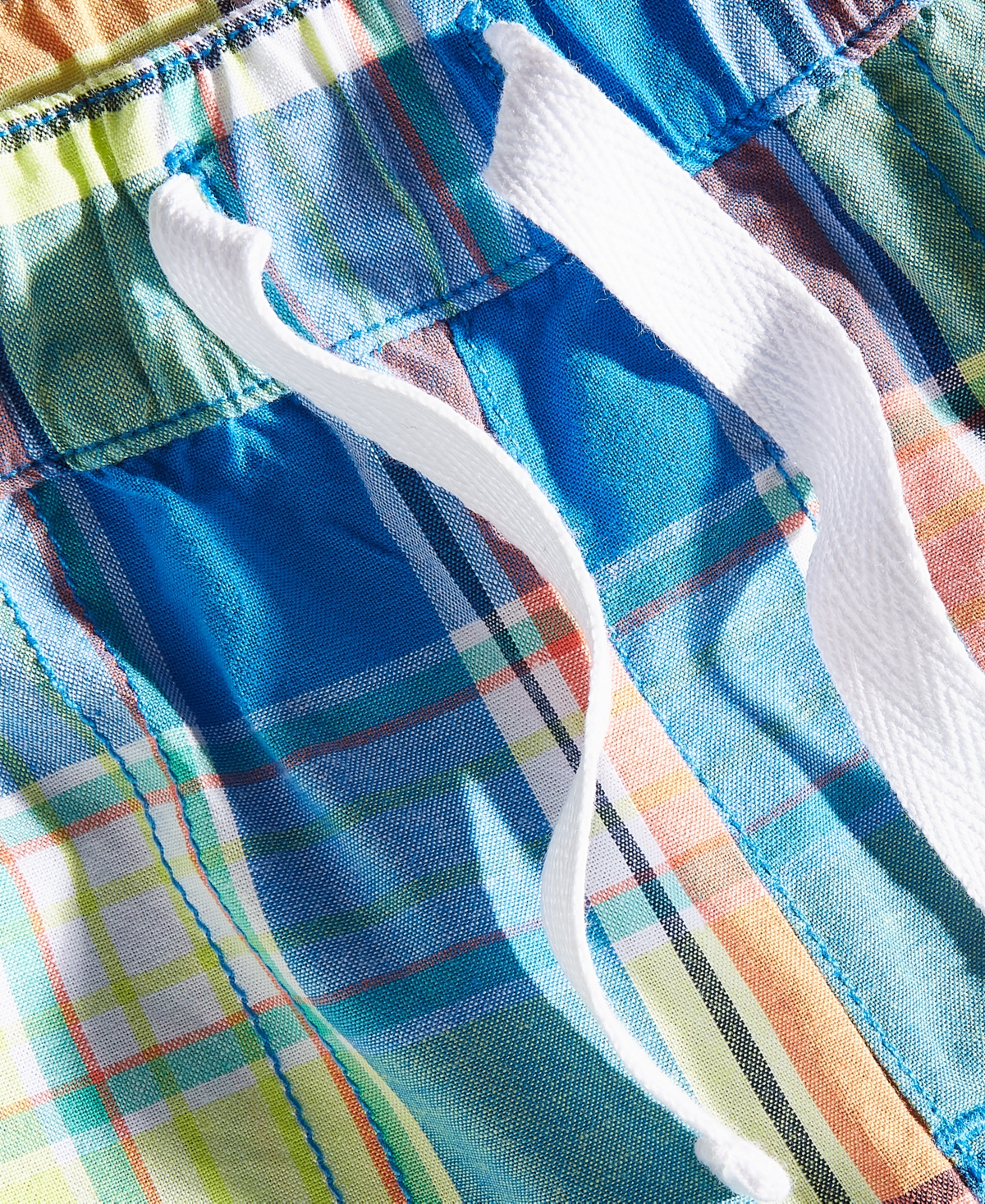 First Impressions Baby Boys Plaid Woven Shorts, Created for Macy's