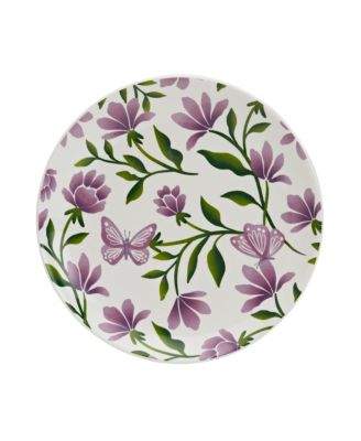 Dolly Parton 8” Floral Butterfly Salad Plates, Set of 4