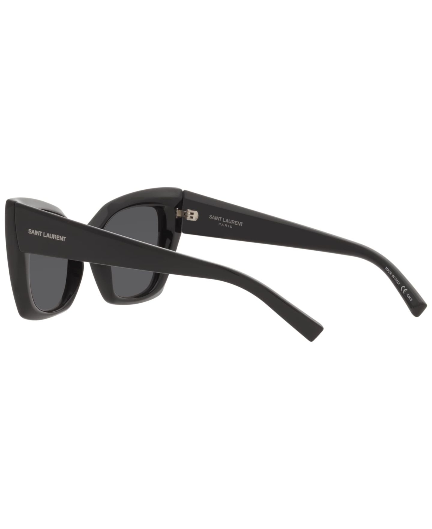 Женские солнцезащитные очки Saint Laurent Sunglasses, SL 552, цвет: Чёрный — фото 4