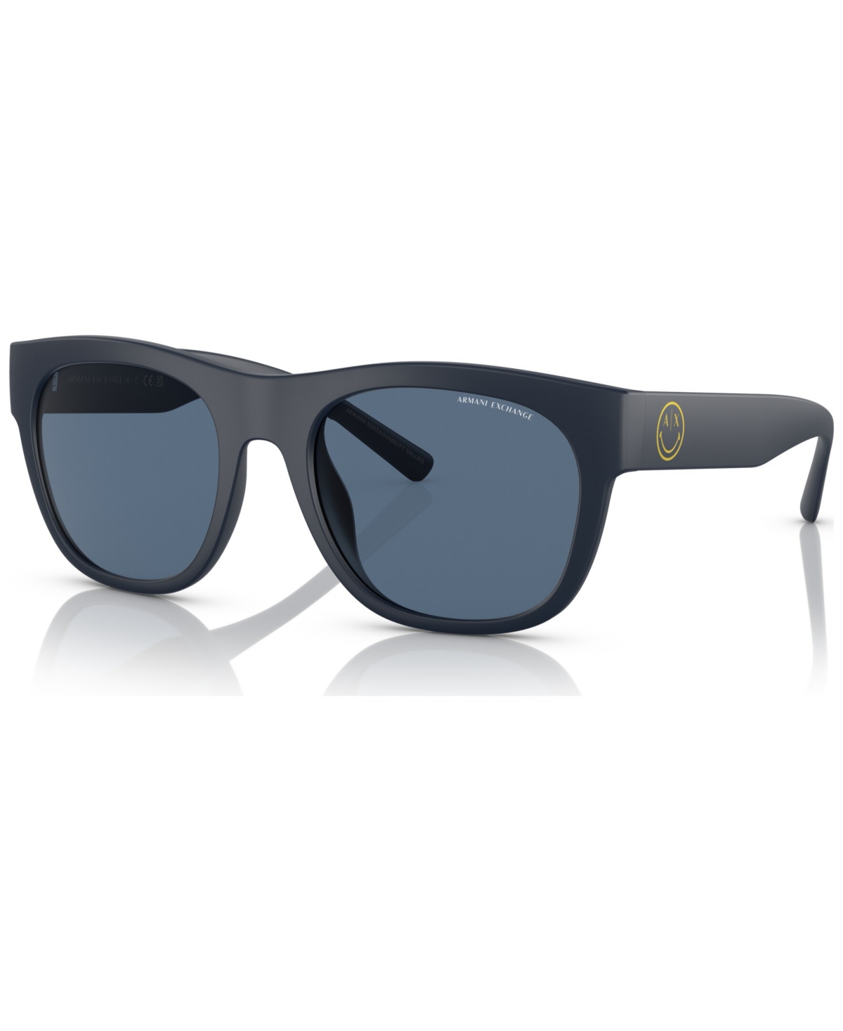 Ax Armani Exchange Men's Sunglasses, Ax4128su In Matte Blue