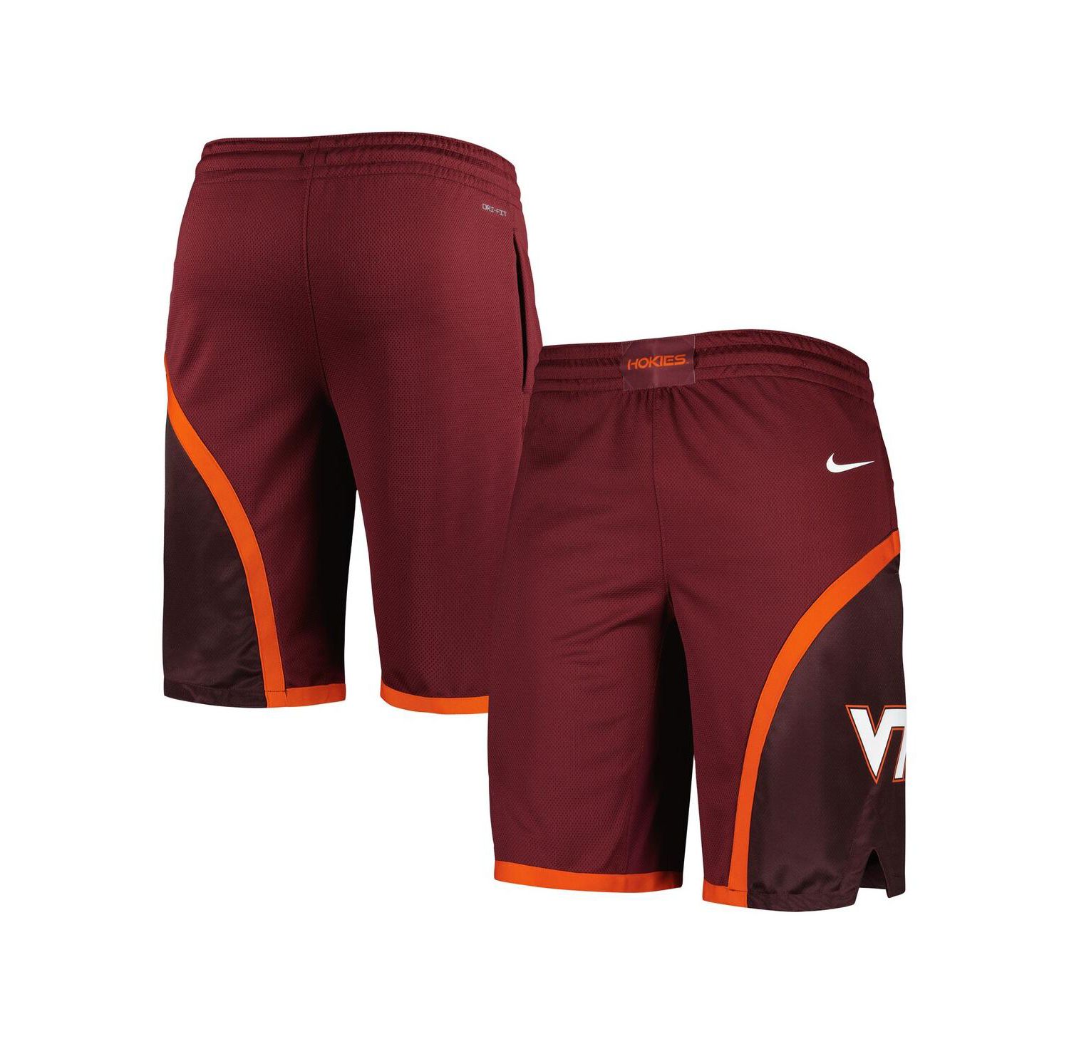 Men's Maroon Virginia Tech Hokies Replica Performance Basketball Shorts