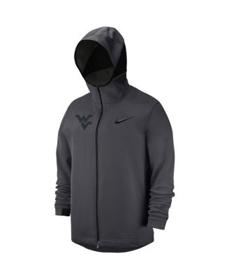 Men's Anthracite West Virginia Mountaineers Tonal Showtime Full-Zip Hoodie