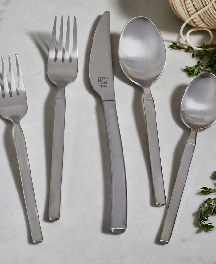 J.A. Henckels Zwilling Opus Satin 45 Piece 18/10 Stainless Steel