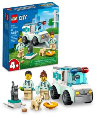 LEGO® City Great Vehicles Vet Van Rescue 60382 Building Set, 58 Pieces ...