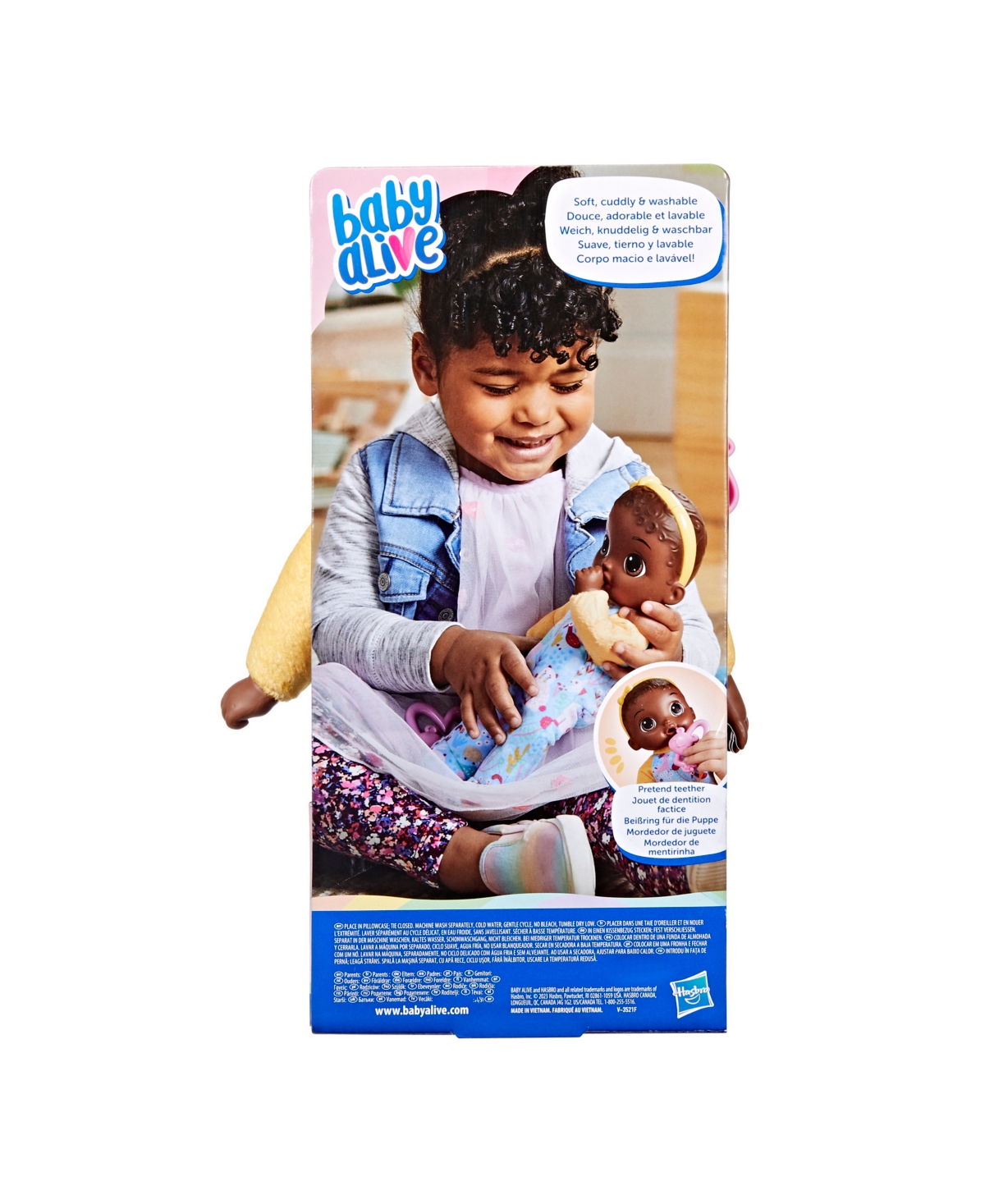Baby Alive Soften Cute Doll, Black Hair