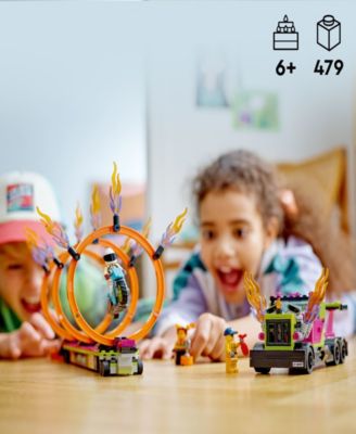 LEGO® City Stunt Truck Ring of Fire Challenge 60357 Building Toy Set, 479 Pieces