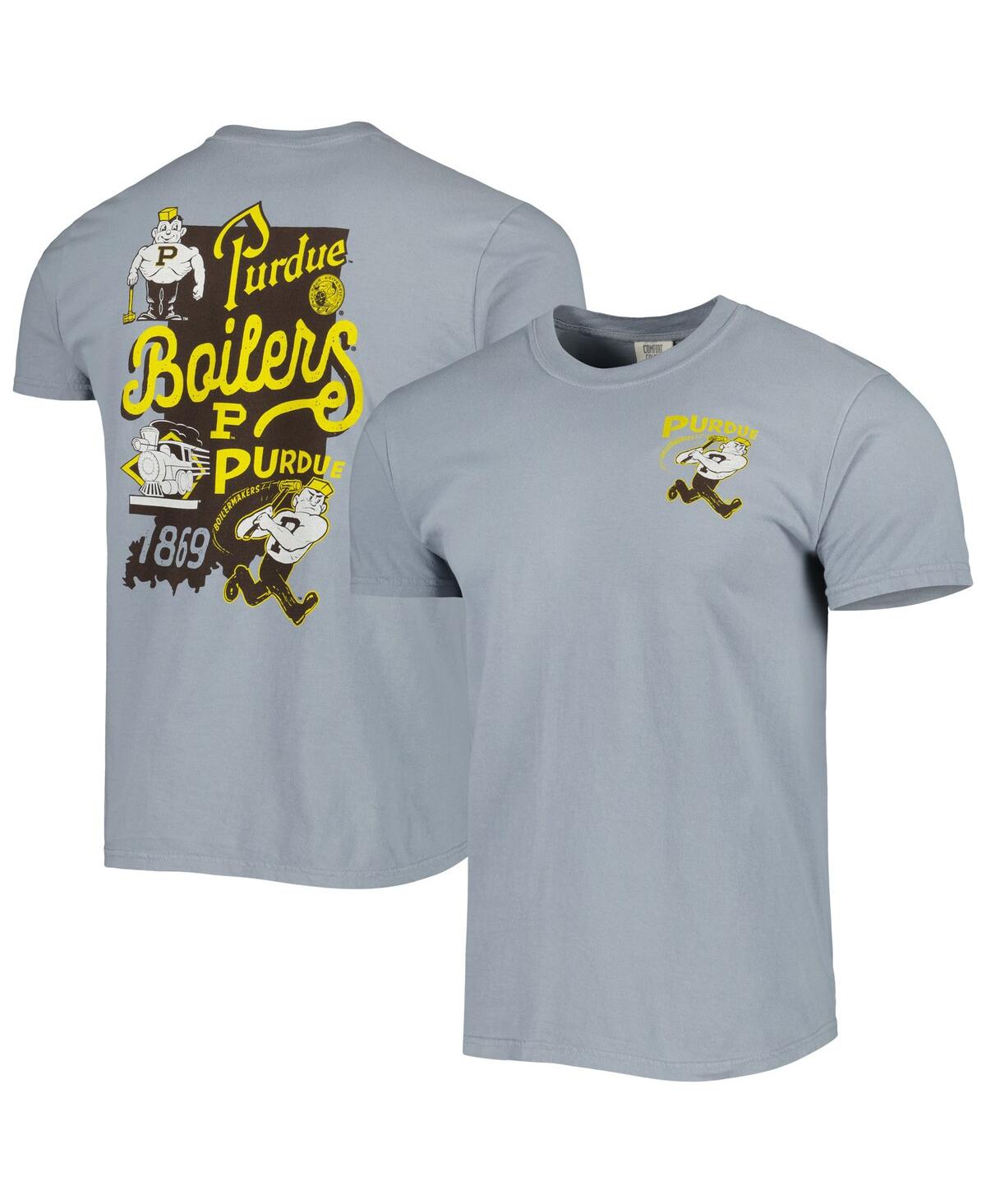Men's Graphite Purdue Boilermakers Vault State Comfort T-shirt - Graphite