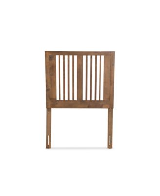 Harena Modern and Contemporary Transitional Twin Size Finished Wood Headboard