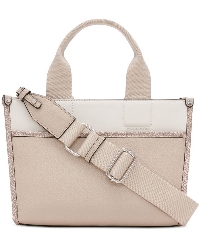 vliegtuigen Vertolking Klacht Calvin Klein Elements Colorblocked Top Zipper Convertible Satchel & Reviews  - Handbags & Accessories - Macy's