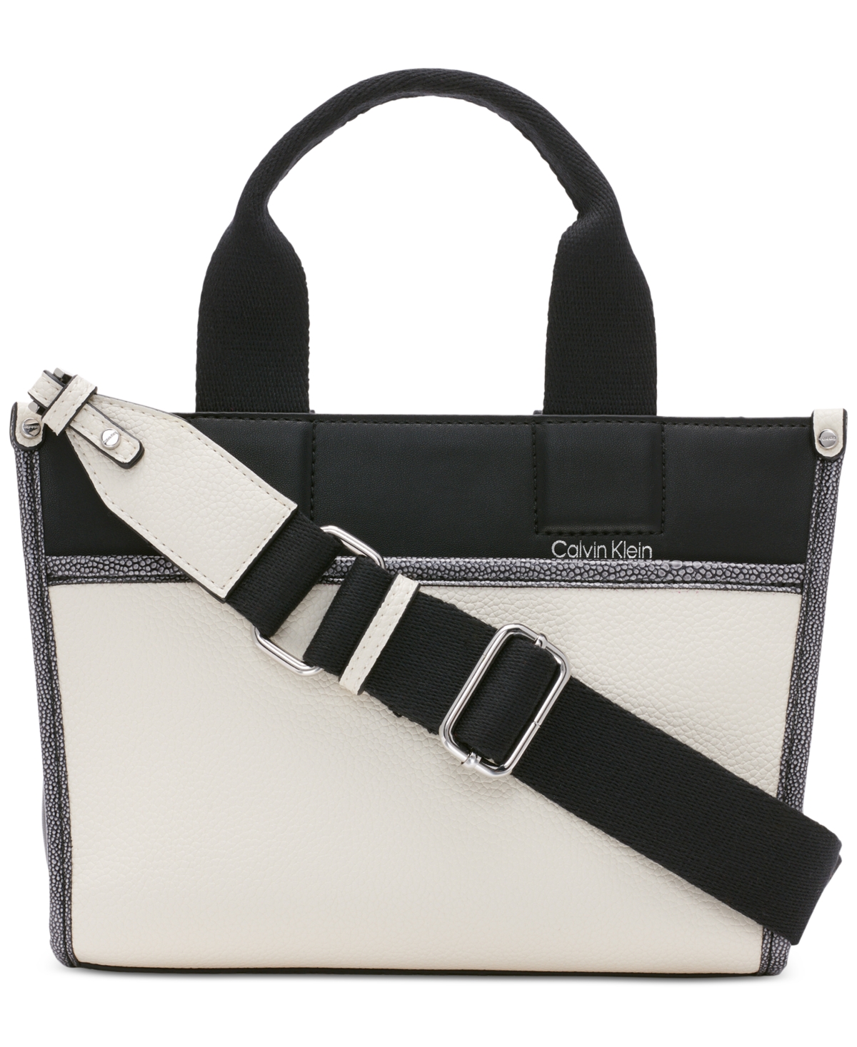 Calvin Klein Shay Nylon Top Buckle Sling Bag | Smart Closet