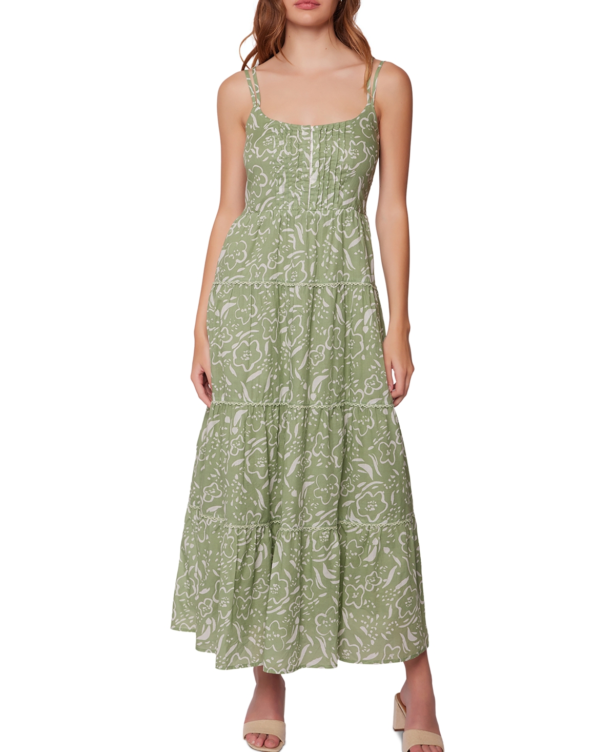 Lost + Wander Women's Saguaro Blooms Printed Cotton Maxi Dress