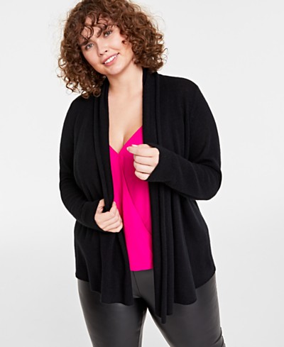 Jm Collection Open-Front Cardigan, Created for Macy's