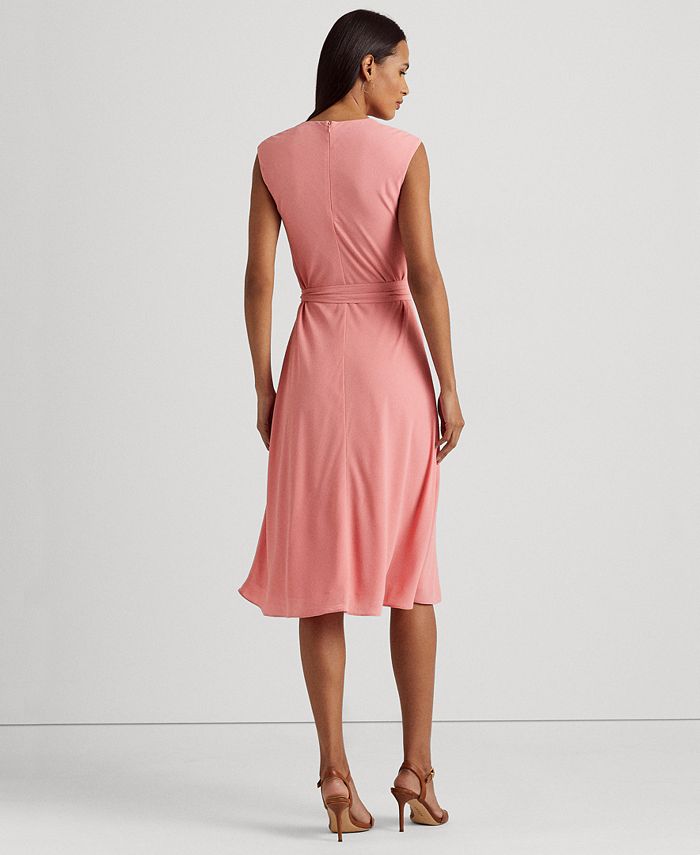 Lauren Ralph Lauren Women's Bubble Crepe CapSleeve Dress Macy's