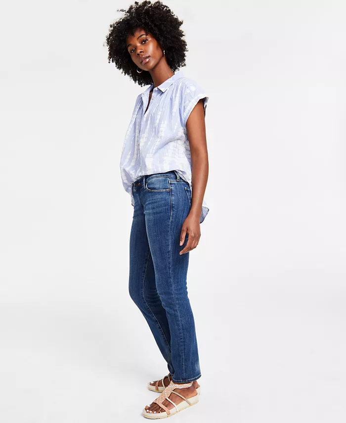 Women's Sweet Straight Leg Jeans - thumbnail 6