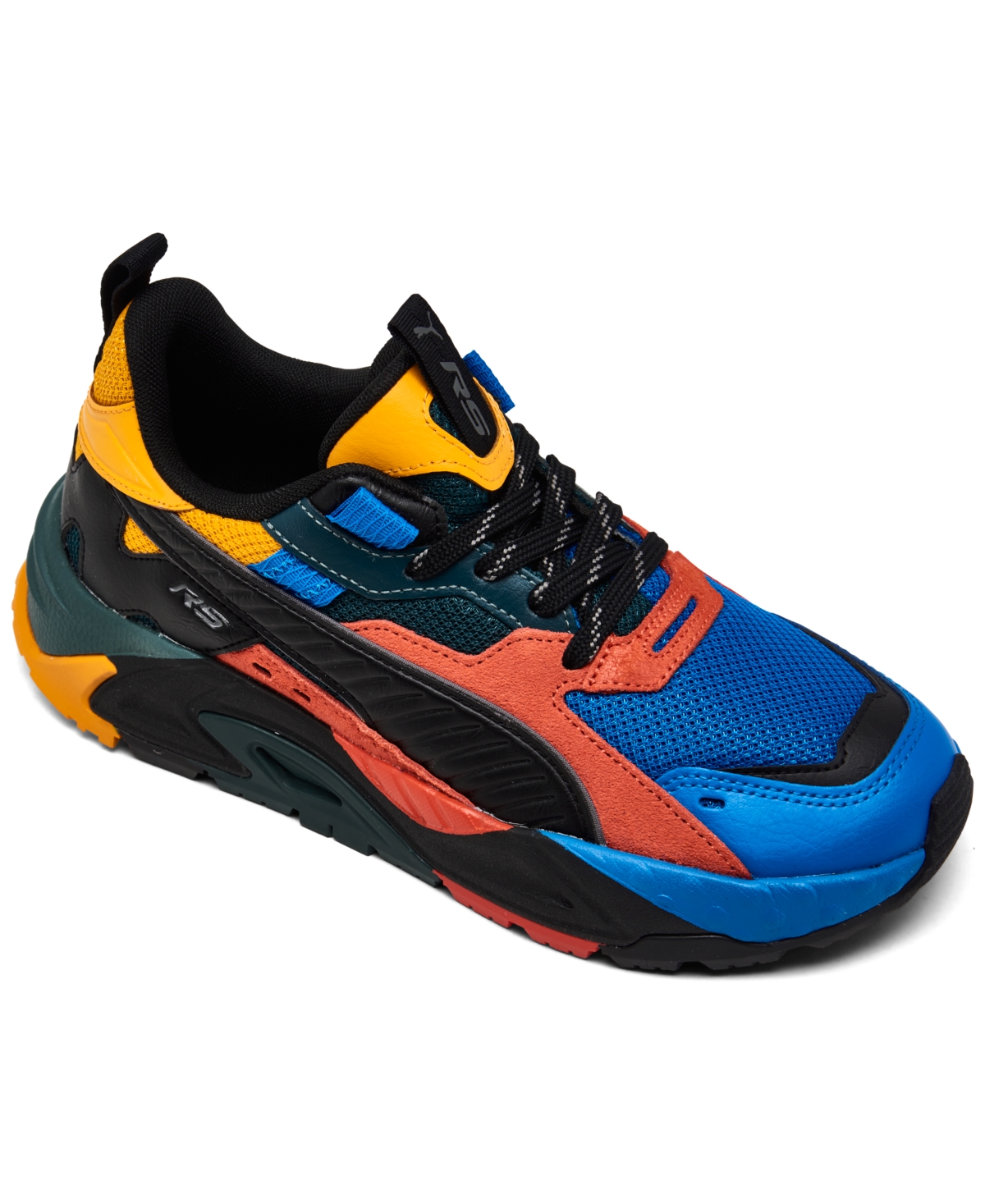 Puma Big Kids Rs-trck Casual Sneakers From Finish Line In Future Blue ...