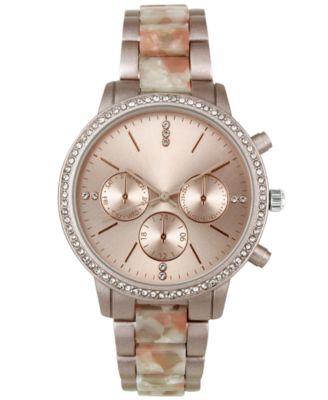 I.N.C. International Concepts - Women's Camo & Rose Gold-Tone Bracelet Watch 40mm, Created for Macy's