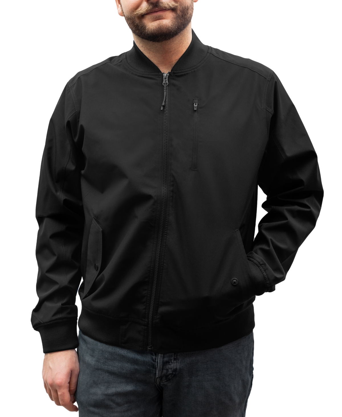 Hawke & Co. Jersey Lined Men's Soft Shell Jacket In Black