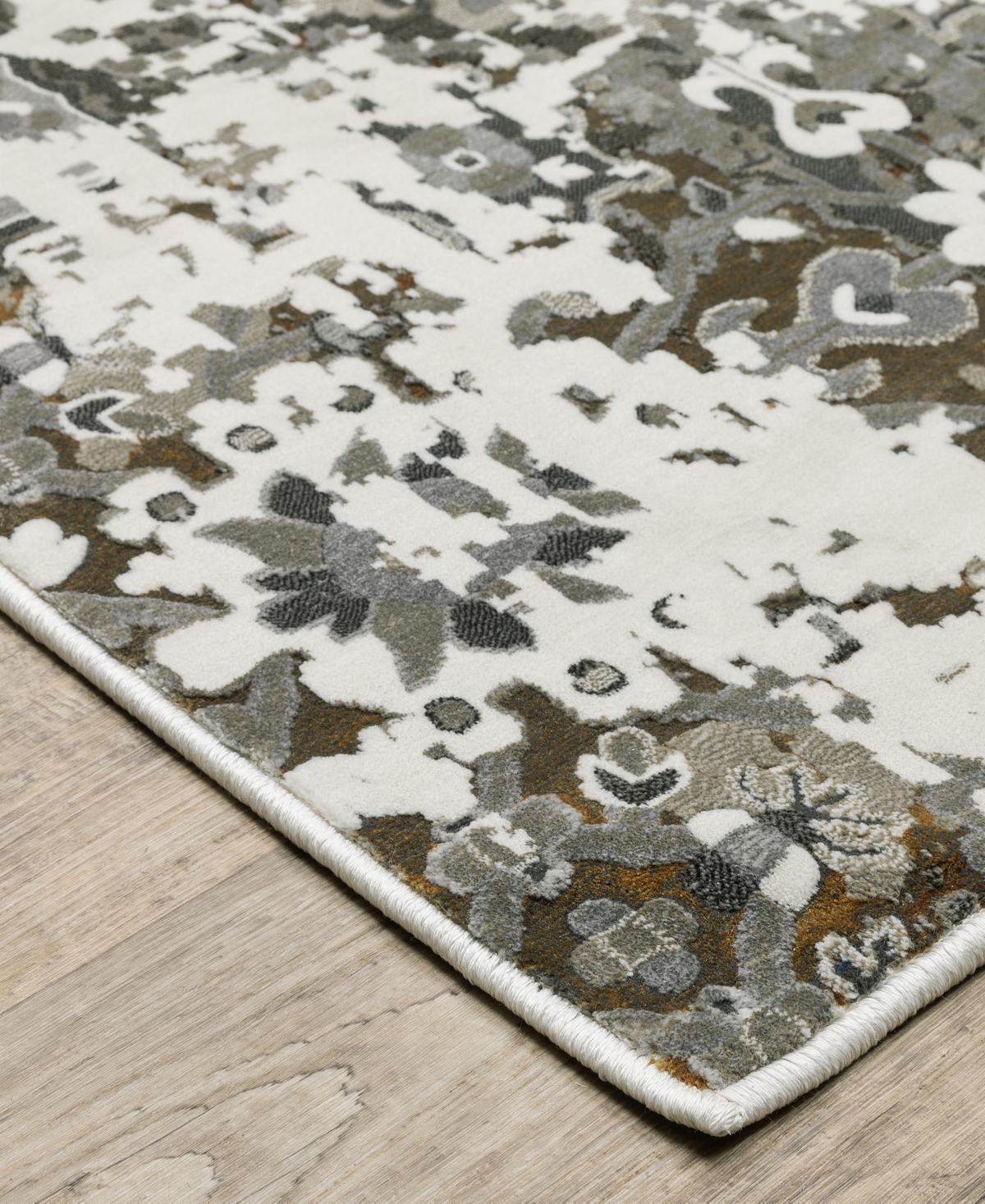 Km Home Astral 5501asl 6'7" X 9'6" Area Rug In Ivory