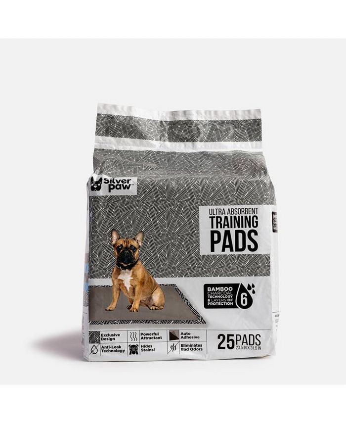Silver Paw Dog Charcoal Training Pads 25 pack Macy's