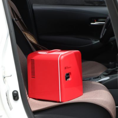 Chill Personal and portable Mini Fridge Cooler and Warmer - 6-can Capacity