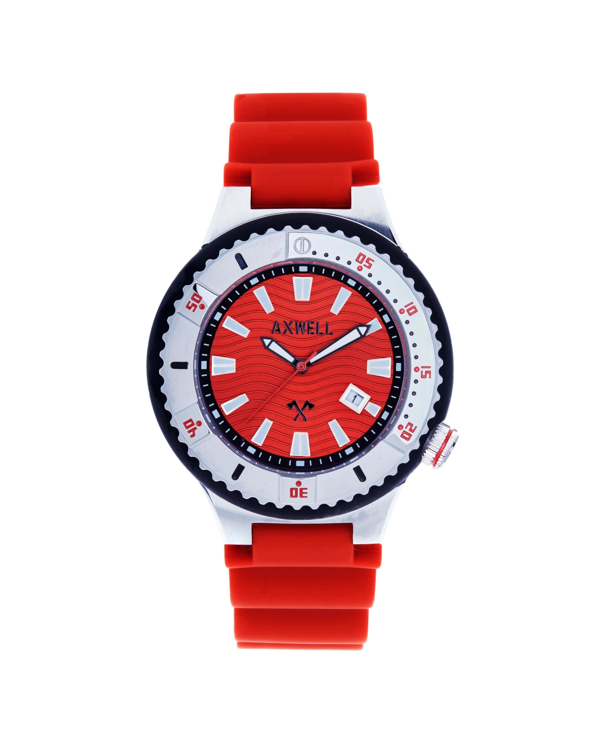 Men Summit Plastic Watch - Red, 46mm - Red