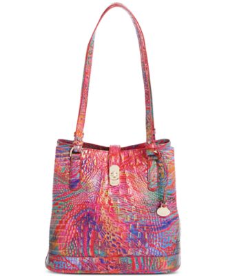 Brahmin - Fiora Melbourne Medium Embossed Leather Bucket
