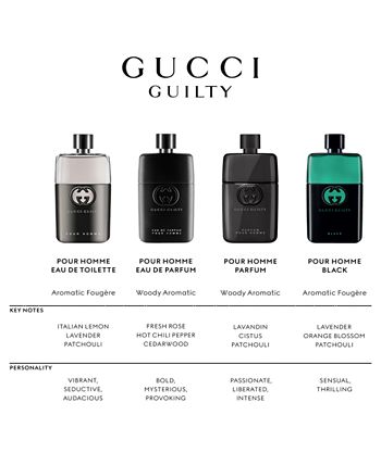 Gucci Men's Guilty Black Pour Homme Eau de Toilette, . & Reviews -  Cologne - Beauty - Macy's
