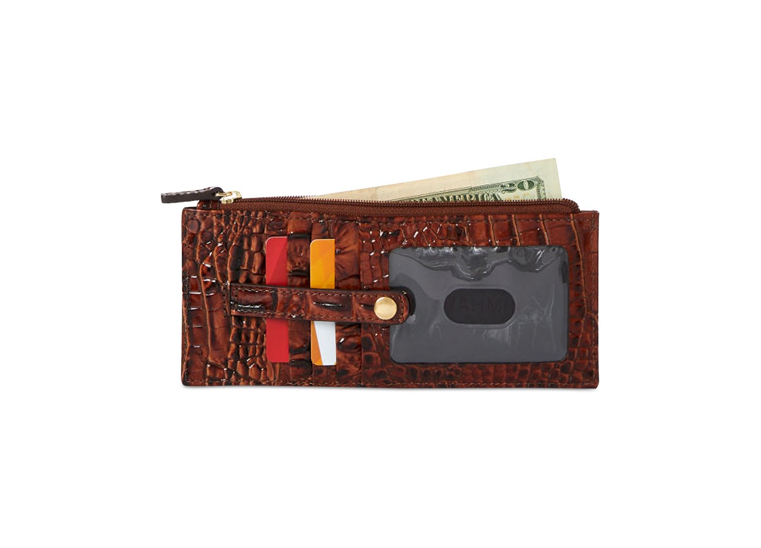 Credit Card Melbourne Embossed Leather Wallet