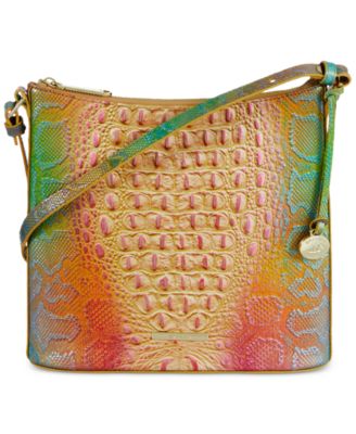 Brahmin - Katie Abalone Small Embossed Leather Crossbody