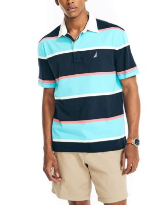 Nautica striped polo best sale