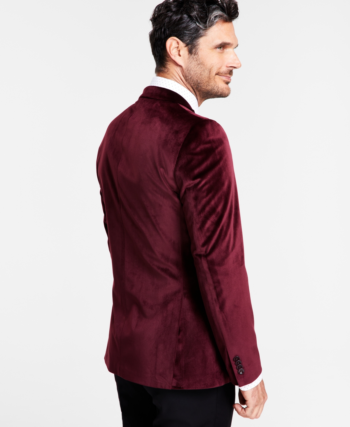 Alfani Men's Slim-Fit Solid Velvet Sport Coats, Created for Macy's
